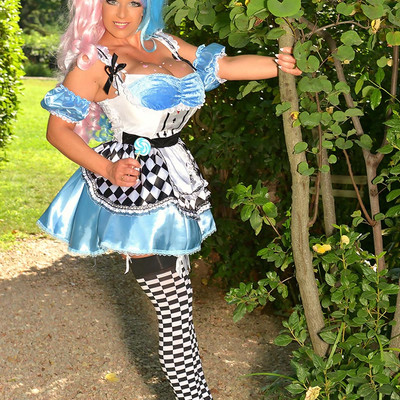 DDF Network - Busty Carnival - Hot Babe In Costume Unleashes Her Big Tits