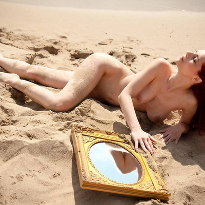 Ariels Blog - Mirror On Beach
