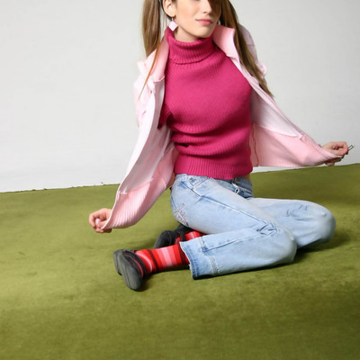 Nicole Star - Pink Turtleneck